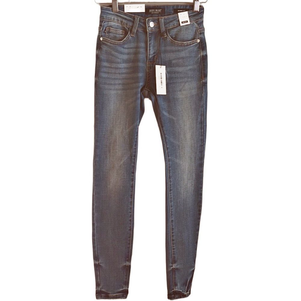 NWT Judy Blue Skinny Mid Rise Jean SZ 0/24